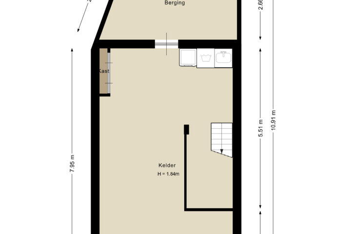 Plattegrond – Koekoekplein 3, Gouda