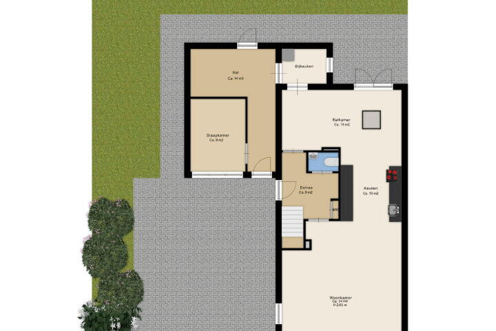 Plattegrond – Koelgoorn 21, Diever