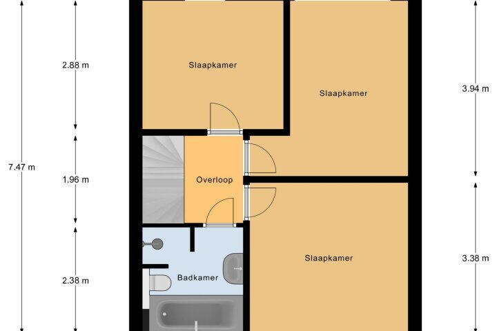 Plattegrond – Kogge 05 35, Lelystad