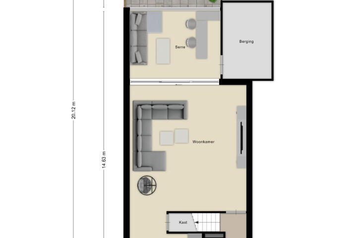 Plan – Kokhaanhof 8, Den Haag