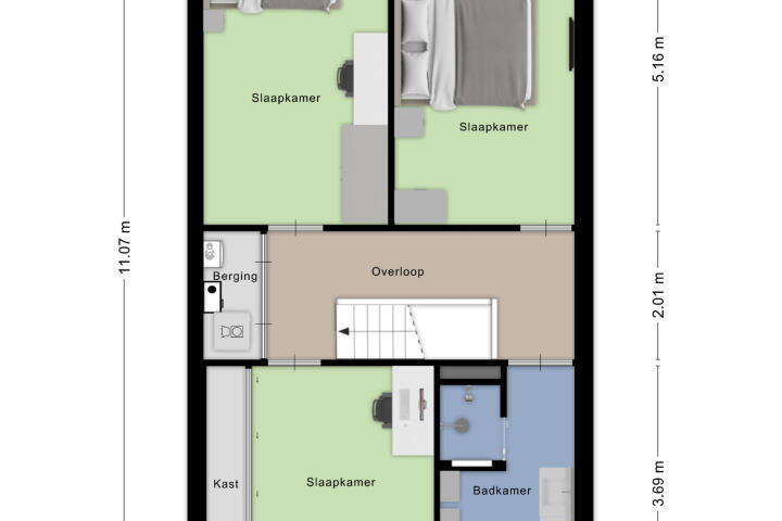 Plan – Kokhaanhof 8, Den Haag