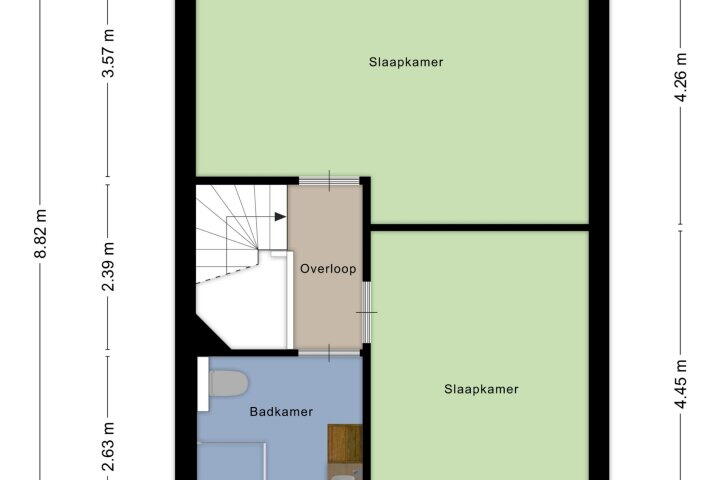 Plattegrond – Kokkelhof 30, Zeewolde