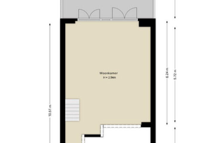 Plattegrond – Kolhornkade 13, Amersfoort