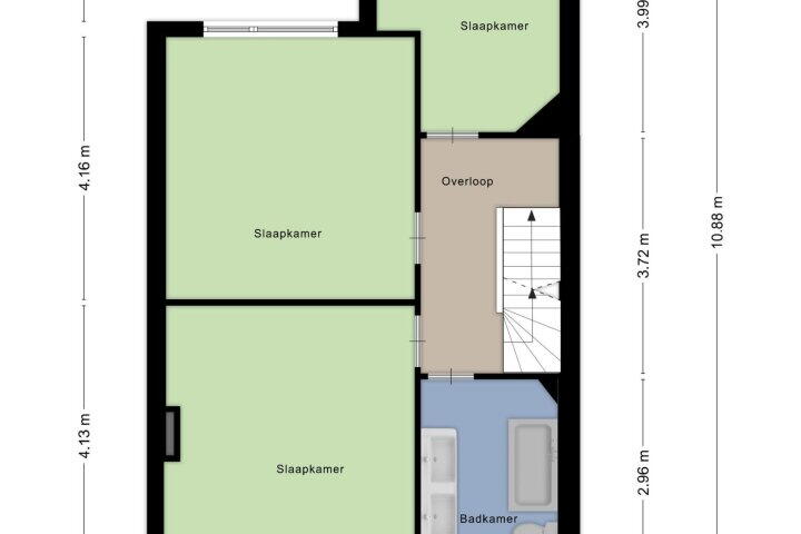Plattegrond – Koning Clovisstraat 47, Maastricht