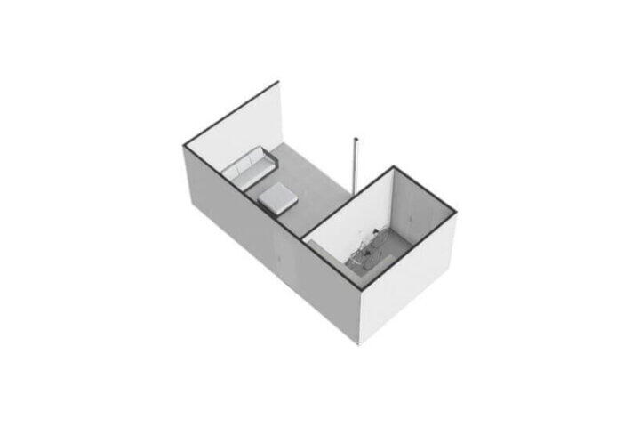 Plattegrond – Koningin-Wilhelminalaan 4 B, Leersum
