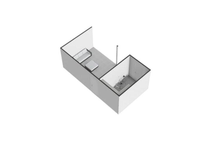 Plattegrond – Koningin-Wilhelminalaan 4 B, Leersum