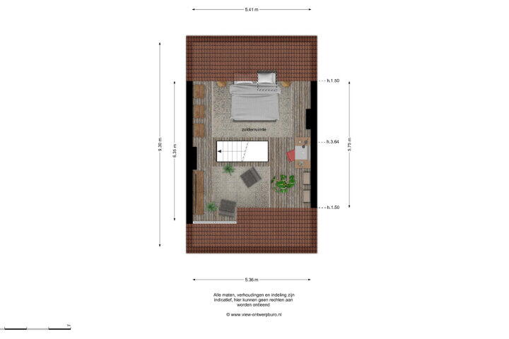 Plattegrond – Koninginnestraat 57, Breda