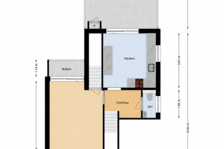 Plattegrond – Koningin Wilhelminalaan 362 A, Voorburg