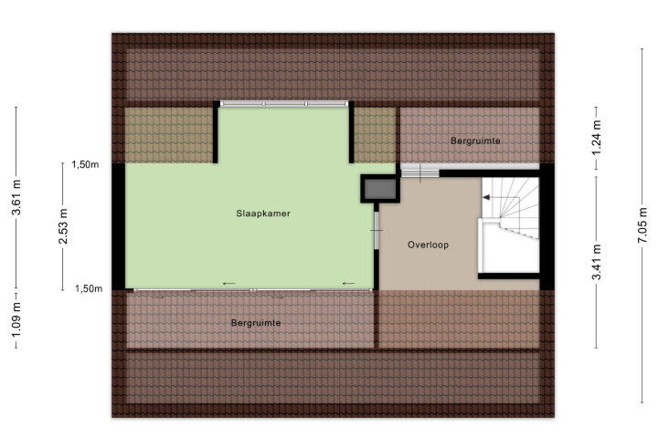 Plattegrond – Koningstraat 6, Beuningen Gld