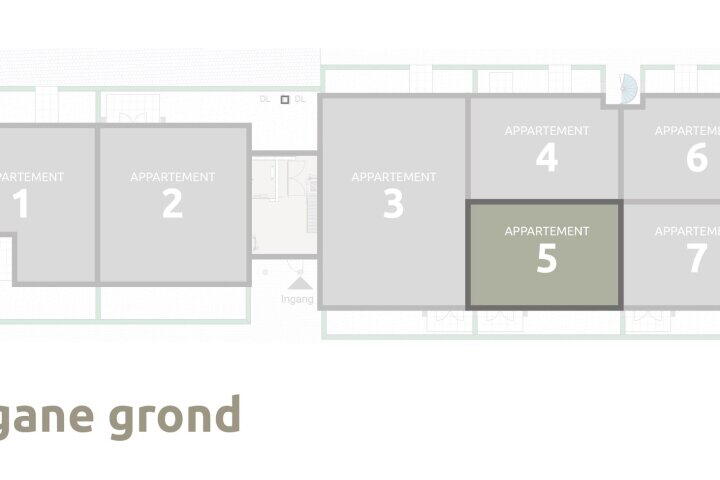Begane grond (Bouwnr. ) 5 , Vriezenveen