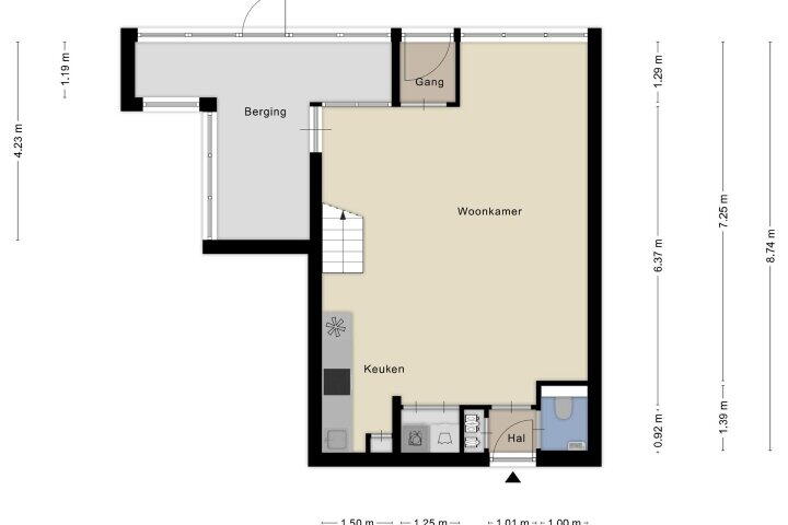 Plattegrond – Koolzaadveld 23, Beuningen Gld
