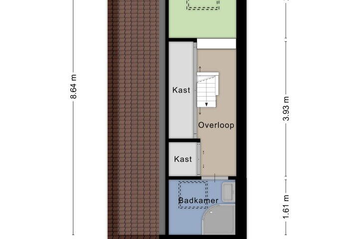 Plattegrond – Koolzaadveld 23, Beuningen Gld