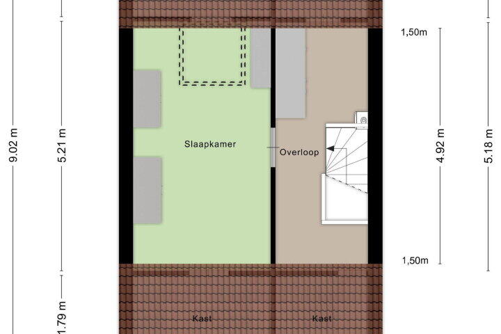 Plattegrond – Koraaldijk 22, Roosendaal