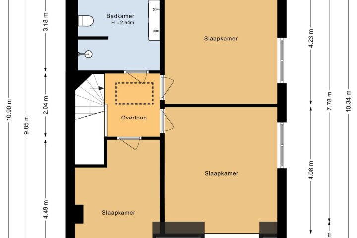 Plattegrond – Koriander 25, Heerhugowaard