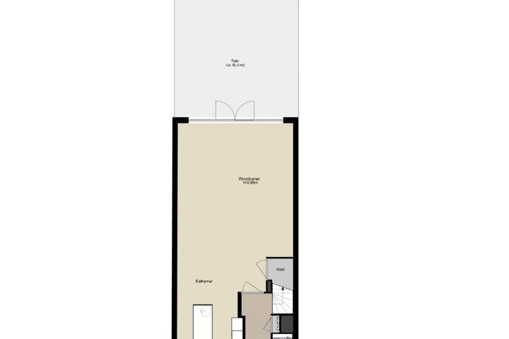 Plattegrond – Korianderlaan 56, Amstelveen