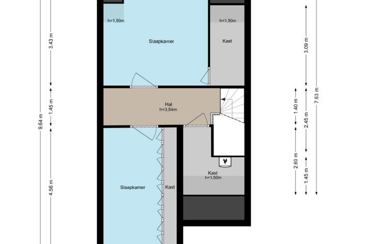 Plattegrond – Korianderlaan 56, Amstelveen
