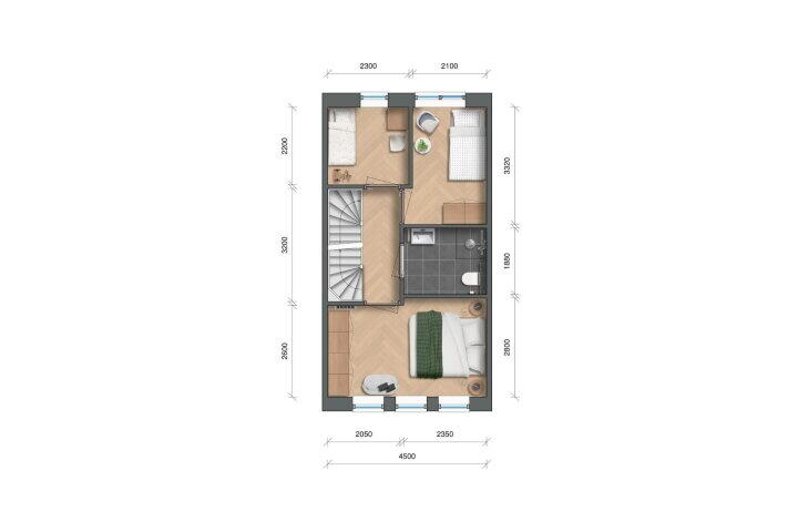 Plattegrond – Bravo (3 beschikbaar), Steenwijk