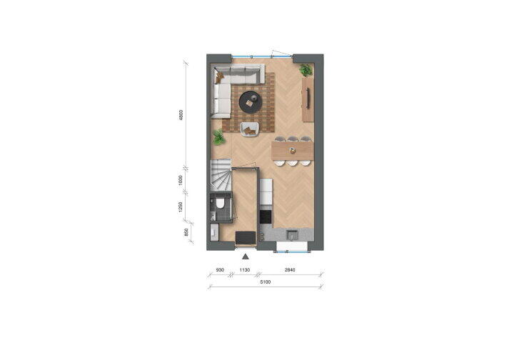Plattegrond – Foxtrot (2 beschikbaar), Steenwijk