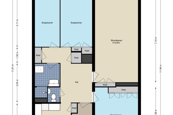 Plan – Kostverlorenhof 135, Amstelveen