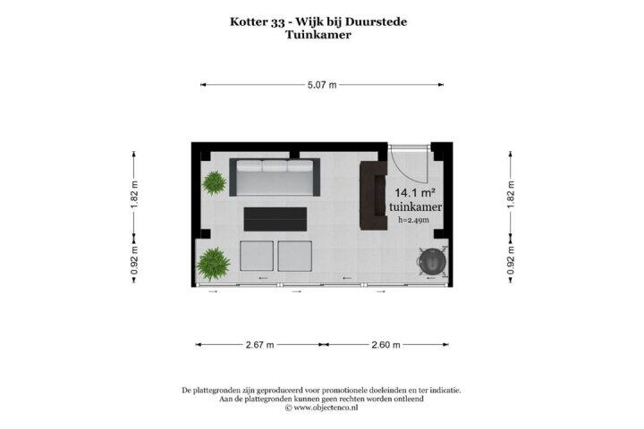 Plattegrond – Kotter 33, Wijk bij Duurstede
