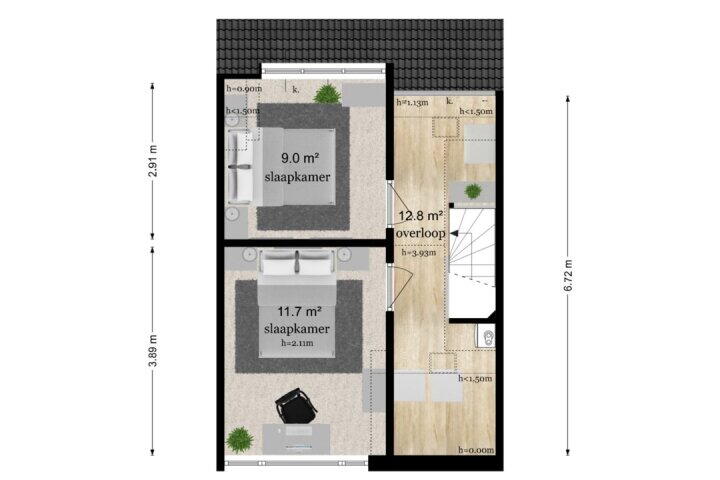 Plattegrond – Kotter 33, Wijk bij Duurstede