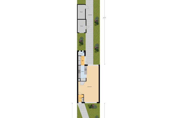 Plattegrond – Koudekerkseweg 28, Vlissingen