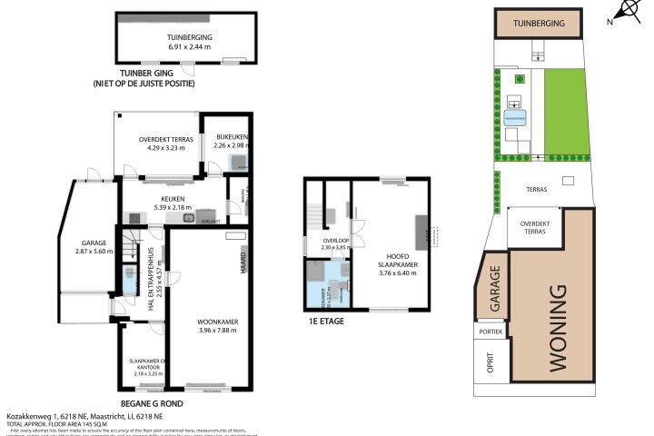 Plattegrond – Kozakkenweg 1, Maastricht
