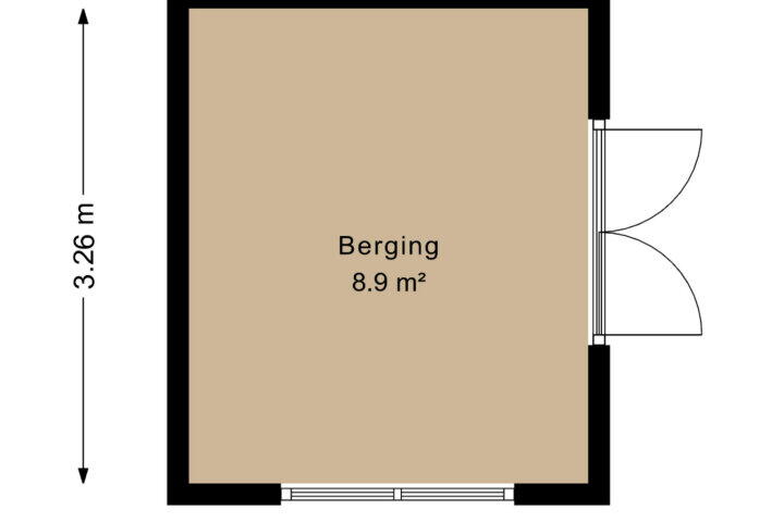 Plattegrond – Kraaiheide 2, Steenwijk