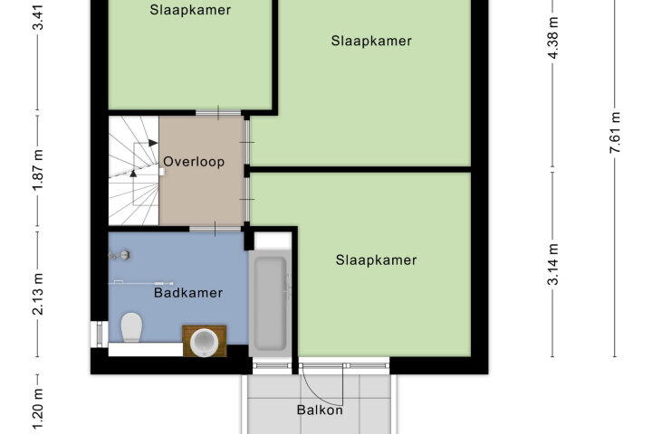 Plattegrond – Kraaijenberg 7929, Wijchen