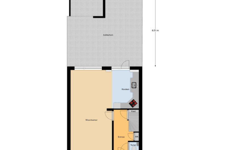 Plattegrond – Kraaijenberg 8007, Wijchen
