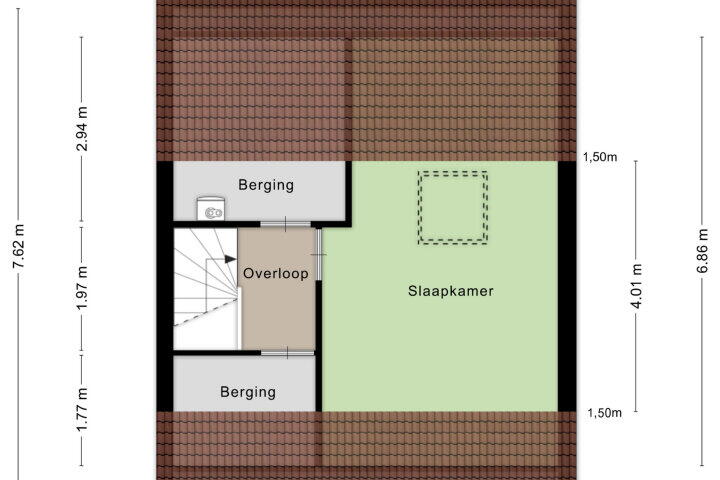 Plattegrond – Kraaijenberg 8101, Wijchen