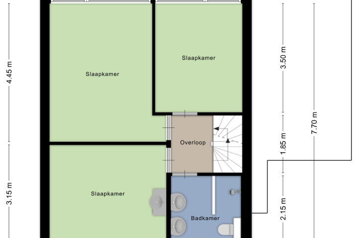 Plattegrond – Kraaijenberg 8302, Wijchen