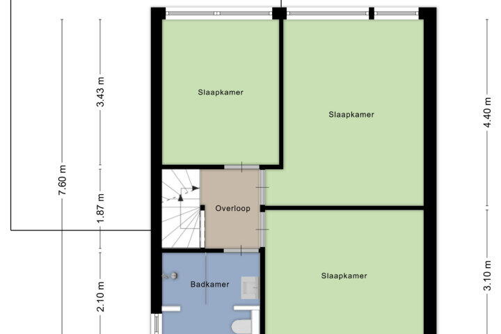 Plattegrond – Kraaijenberg 8304, Wijchen