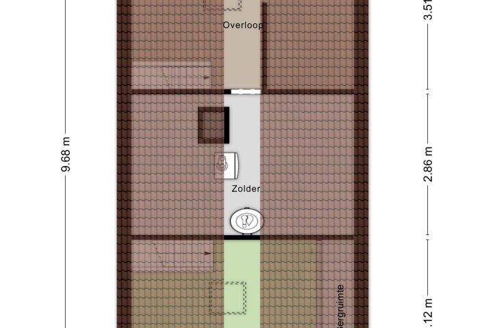 Plattegrond – Kraaijenberg 8322, Wijchen
