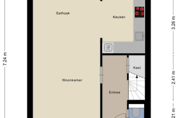 Plattegrond – Kraaijenberg 8371, Wijchen