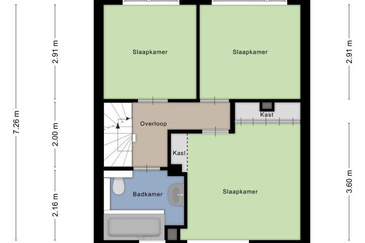 Plattegrond – Kraaijenberg 9239, Wijchen