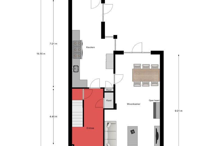 Plan – Kraakstraat 22, Hunsel