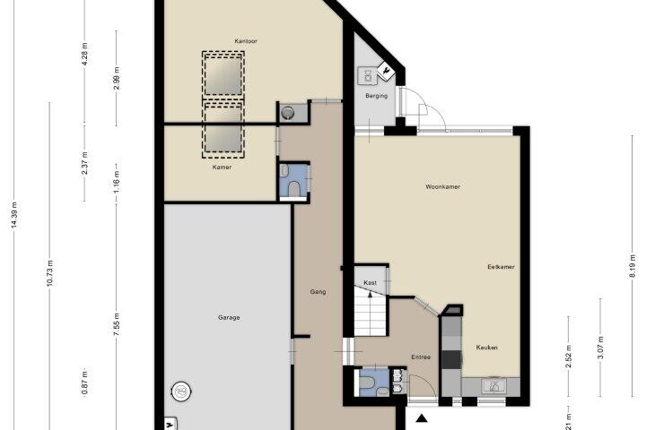 Plattegrond – Krachtenveld 18, Zeewolde