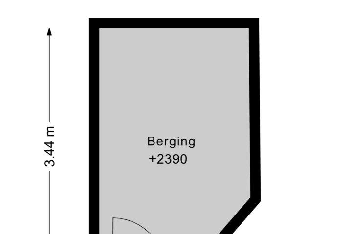 Plattegrond – Kraijenhoffstraat 17, Veghel