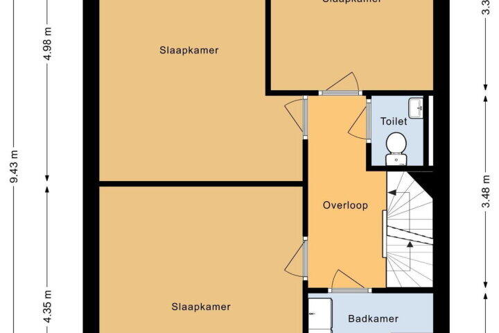 Plattegrond – Kreillaan 20, Heerhugowaard
