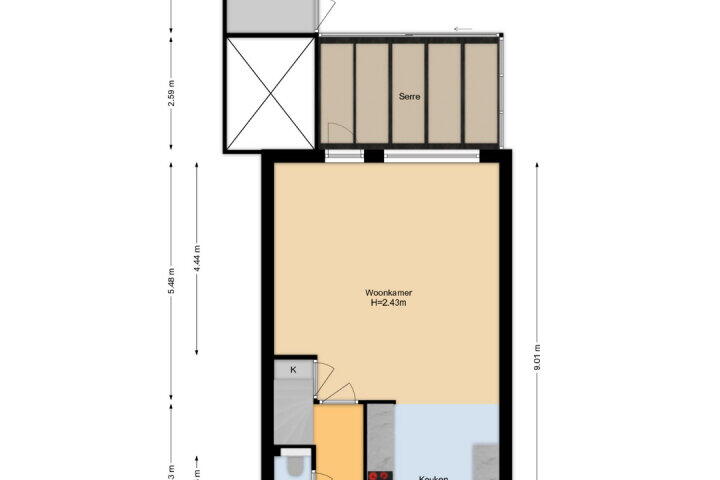 Plan – Kristal 27, Zoetermeer