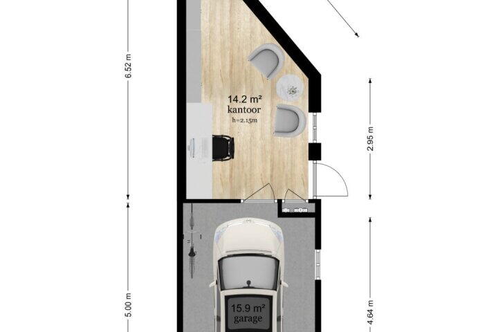 Plattegrond – Kromme Stelakker 27, Cothen