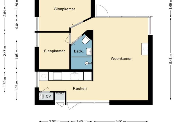 Plattegrond – Kruinweg 1 B051, Simpelveld