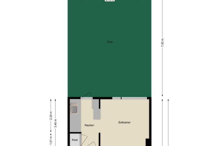 Plattegrond – Kruisbergseweg 35, Wijchen