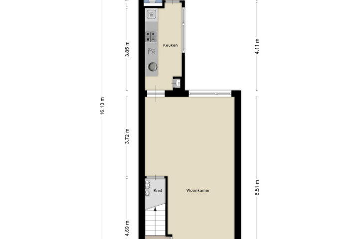 Plattegrond – Kruiskamp 70, Amersfoort