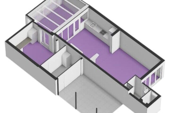Plattegrond – Kruisspoel 8, Emmer-Compascuum