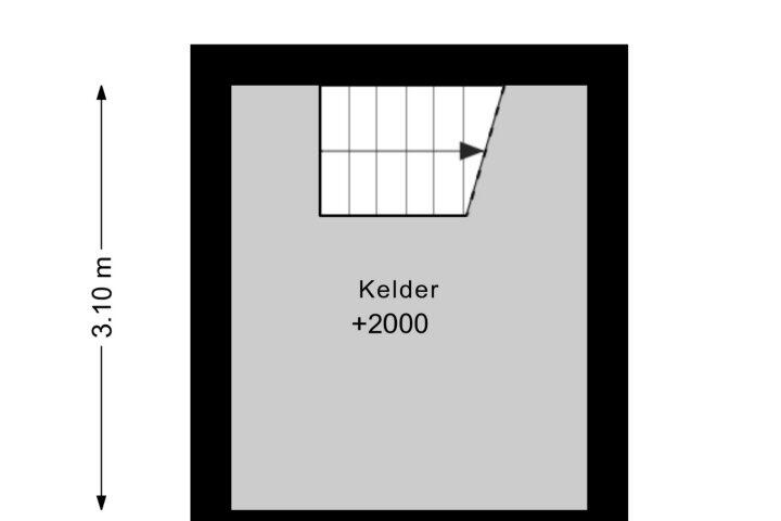 Plattegrond – Kruisstraat 16, Heerlen
