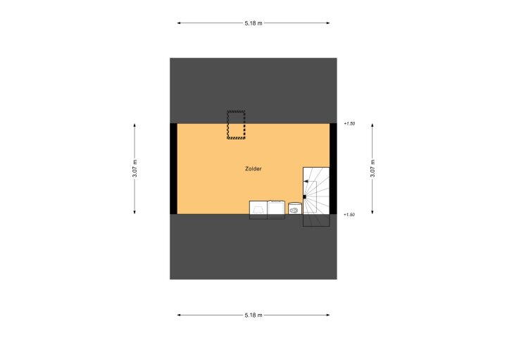 Plattegrond – Kruiszwin 4320, Julianadorp