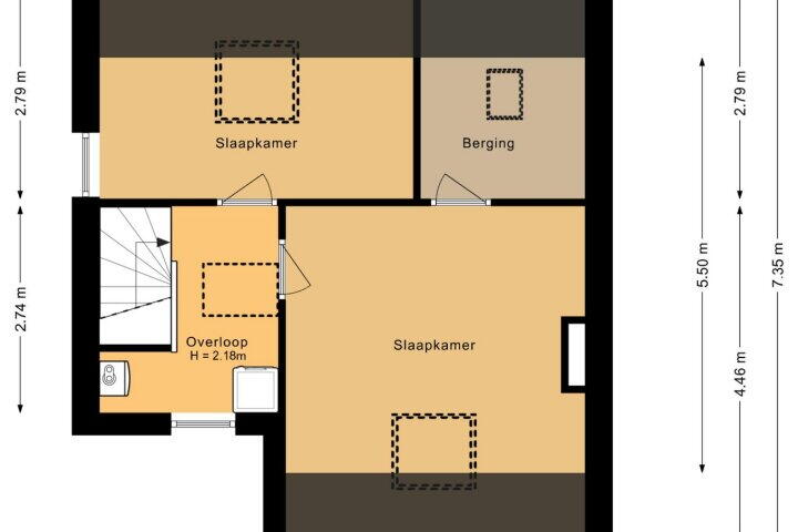 Plattegrond – Krusemanlaan 60, Heerhugowaard