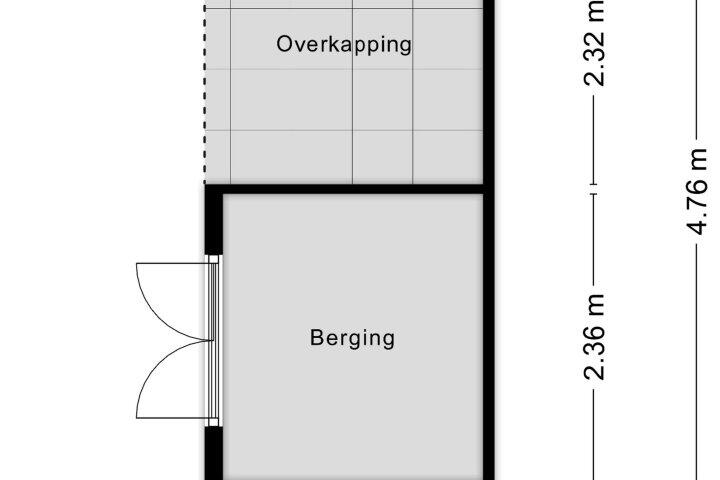 Plattegrond – Kuilstraat 9, Nederasselt